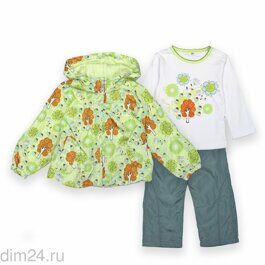 Костюм тройка д/девочек Aimico рост с 80 по 104 (5 шт.)