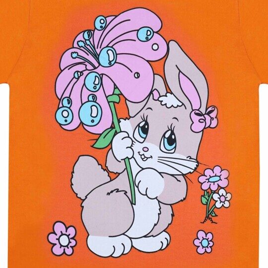 Футболка для девочки, BK0001D(New) [оранжевый]